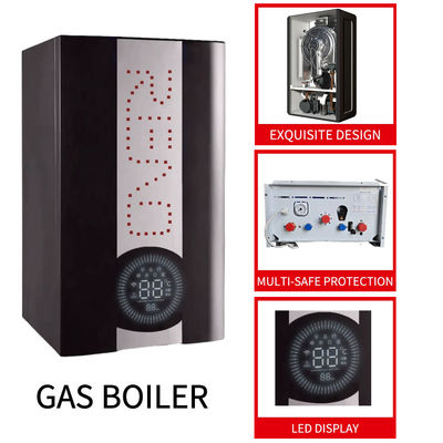 20-42Kw Gas Condensing Wall Mounted Boiler Black Shell Copper Heat Exchanger Fungsi Ganda Panas