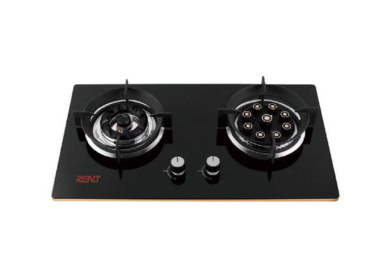 Kompor Pembakar Gas Panel Stainless Steel Kompor Gas Inbuilt Di Dapur