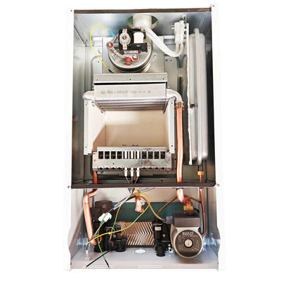 Penukar Plat Tembaga Style Wall Mounted Gas Boiler Untuk Pemanasan Dan Mandi
