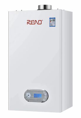 Pasokan air panas dinding gantung kombi boiler 24kw layar sentuh Lpg boiler air gas