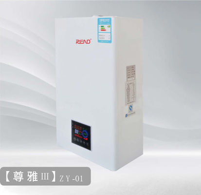Pasokan air panas dinding gantung kombi boiler 24kw layar sentuh Lpg boiler air gas