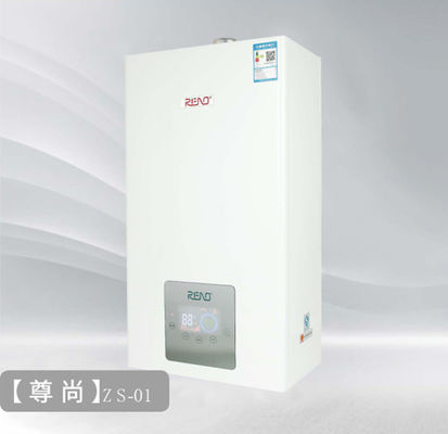 24KW Kombi Boiler Gas Alam atau PLG untuk Pemanasan Pusat dan Mandi